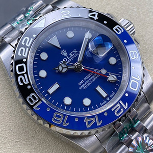 【腕時計を改造する】ロレックスコピー時計 GMTマスター II 126710BLRO ブルー文字盘、トラブル無し